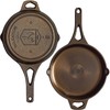 Backcountry Iron 6 Inch Smooth Wasatch Pre-Seasoned Round Cast Iron