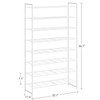 Nunsino Shoe Rack for Closet, Metal Shoe Organizer, 8 Tier