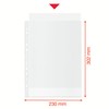 Esselte Recycle A4 Pockets, Embossed Strong PP, 70 Micron, Plastic