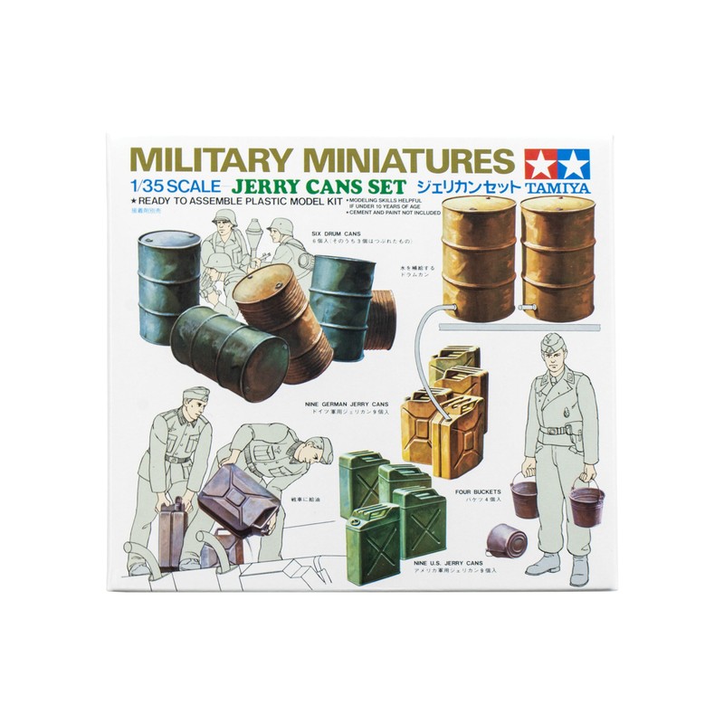 Tamiya 1:35 Jerry Cans (importo japponese)