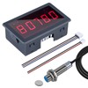 Digital LED Speedometer, 5-Bit Speed Meter with DC 5V-30V, Digital