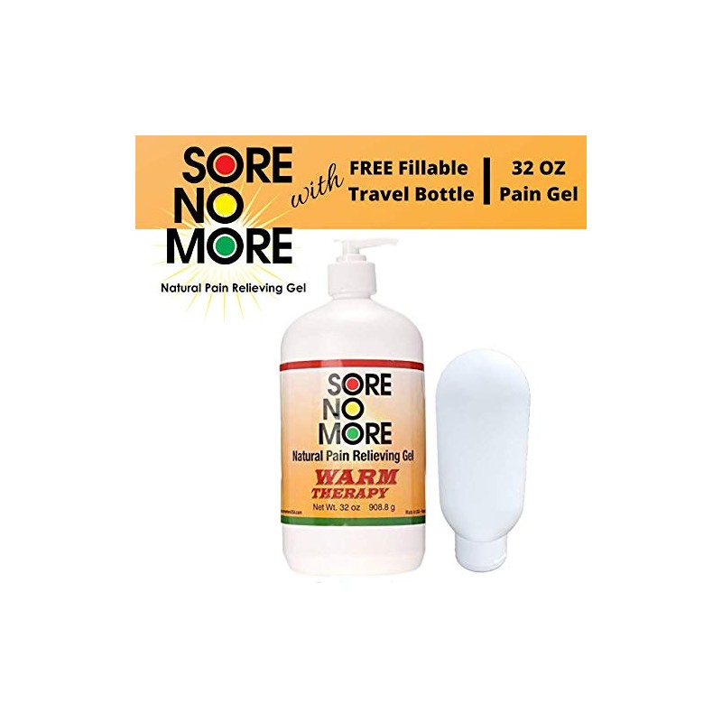 Sore No More Warm Therapy Gel with Free Travel Bottle