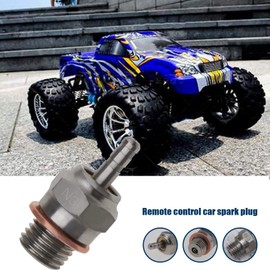VGOL 2X N3 Spark Glow Plugs Compatible with 1/10 Scale HSP 70117 Compatible with Kyosho Compatible with HPI RC Compatible with Nitro 4C Engines Car Truck Model Accessories