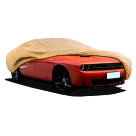 JURMON Heavy Duty Outdoor Car Cover Custom Fit for Dodge Challenger, Windproof All Weather Waterproof Sun Rain UV Dust Snow Protection Outdoor Car Covers