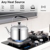Stovetop Kettle 5 Quart/5L Stainless Steel Whistling Tea Kettle with