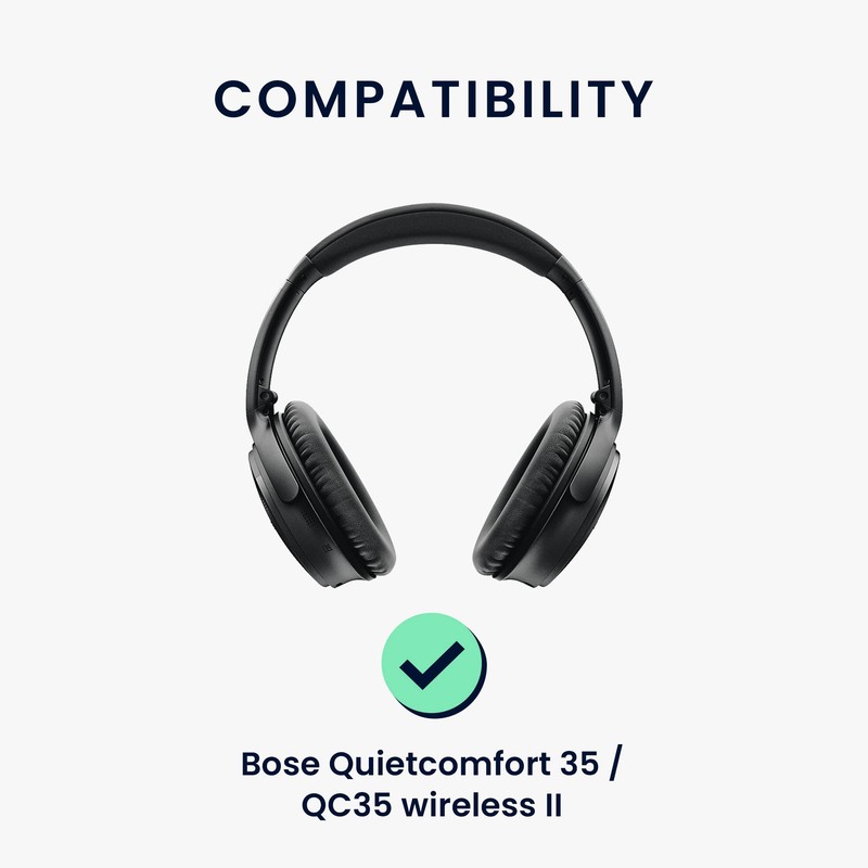 kwmobile Replacement Headband Pad Compatible with Bose Quietcomfort 35 /