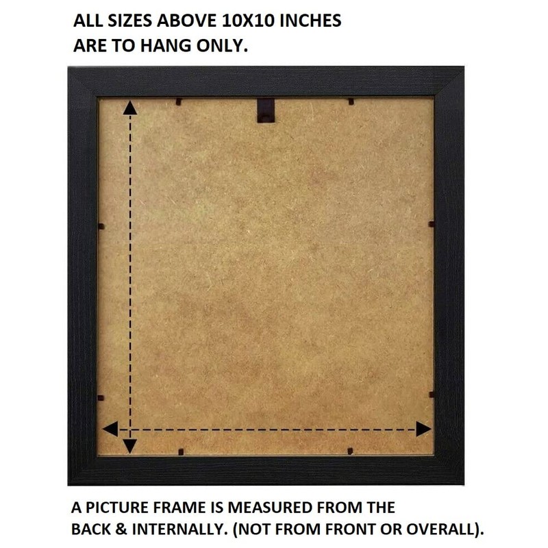 30x30 cm Black Square Photo & Picture Frame Home Decor