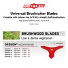 Oregon One-For-All 295497-0 Universal Brushcutter Blade 3 Tooth for Fresh