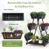 Giantex 6-Tier Rolling Raised Garden Bed, Vertical Planter Stand on