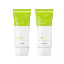 Cyonic 2개 싸이닉 엔조이 세이프티 마일드 선크림 50g 무기자차 2ea Cyphnic Enjoy Safety Mild Sun Cream 50g Non-GM [2 pieces 5144863730]