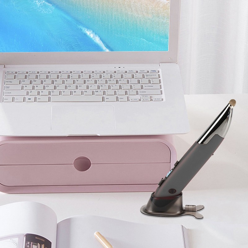 2.4G Wireless Mouse Pen 4 Keys Vertical Pen-Shaped Stylus BT
