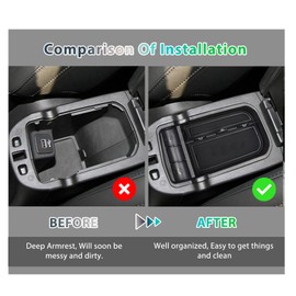 GAFAT J eep Compass 2017-2020 Storage Box Car, Car Accessories, Interior Organiser, Car Organiser Centre Console