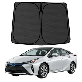 Prius - Parasol de parabrisas personalizado para 2023 2024 2025 2026 Prius XW60 (no para Prius C/V) protector de visera para ventana delantera, bloquea los rayos UV para mantener el coche más fresco