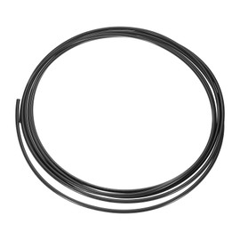 sourcing map Pneumatic Air Line Tubing 6mm OD x 4mm ID 5 Meters(16.4 FT) Air Compressor Nylon Tubes Polyamide Air Tubing Hose Tube for Air Compressor Water Fluid Transfer, Black