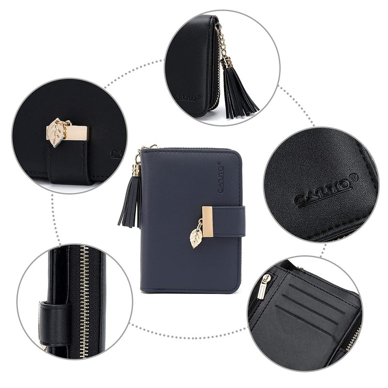 CALIYO Women's Purse Made of Smooth and Soft Synthetic Leather,