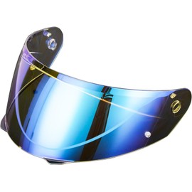 Lumfeerix for Hjc I90 Helmet Hj-33 Shield Replacement Visor (Revo Blue Mirror-revo)