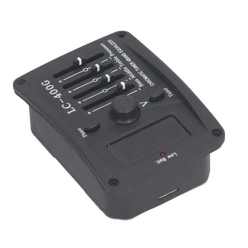 Acoustic Guitar 4 Band Equalizer EQ Preamps Piezo Pickup Chromatic