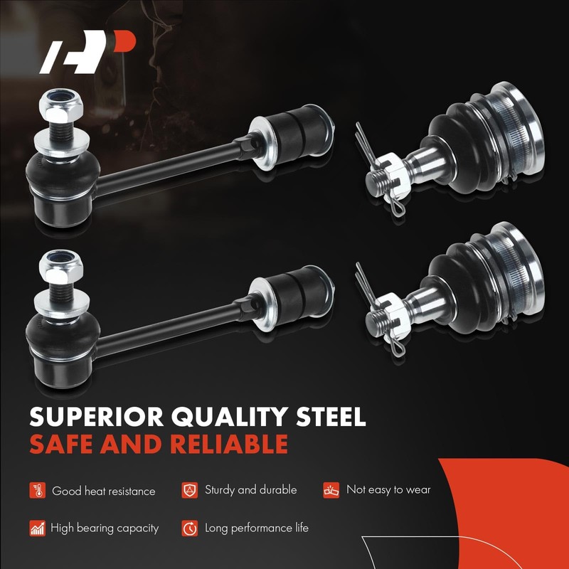 A-Premium Set of 10, Front Sway Bar Link, Upper Lower