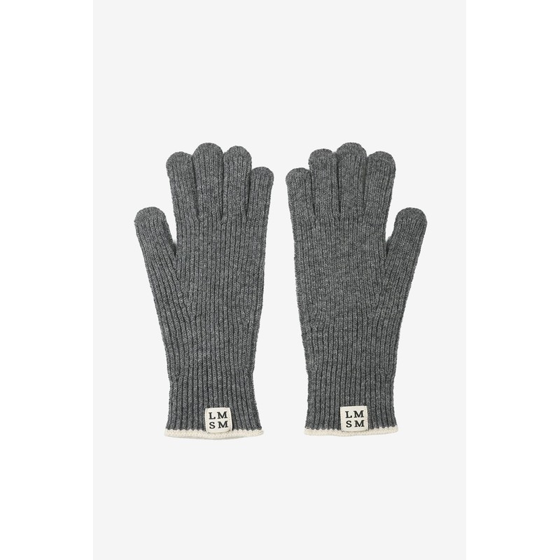Le Mont Saint Michel LMSM Wool Knit Gloves_Grey