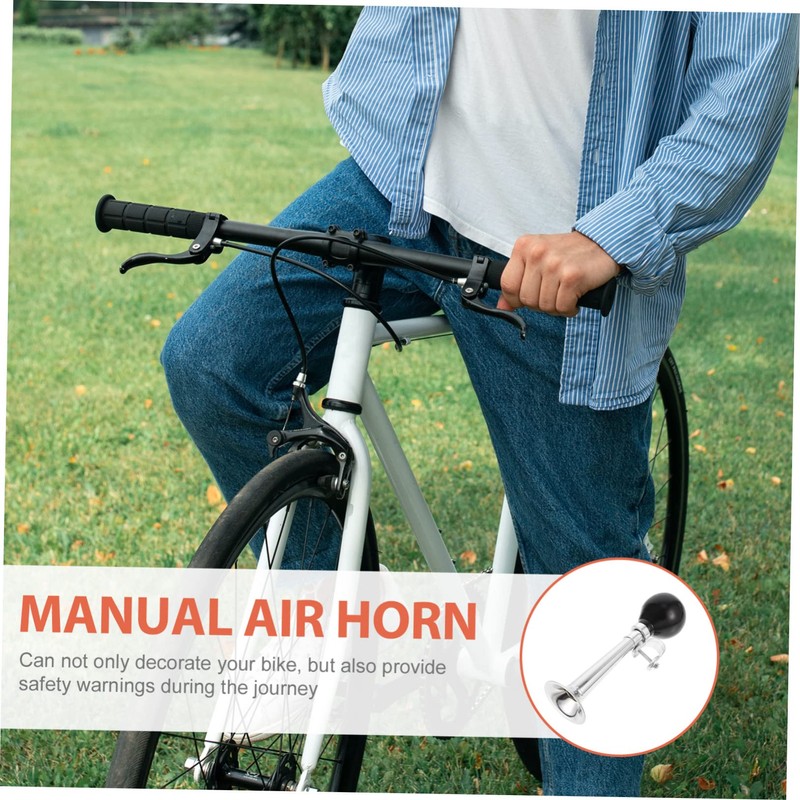BESPORTBLE 2pcs Universal Bike Bell Manual Air Horn Loud Bugle