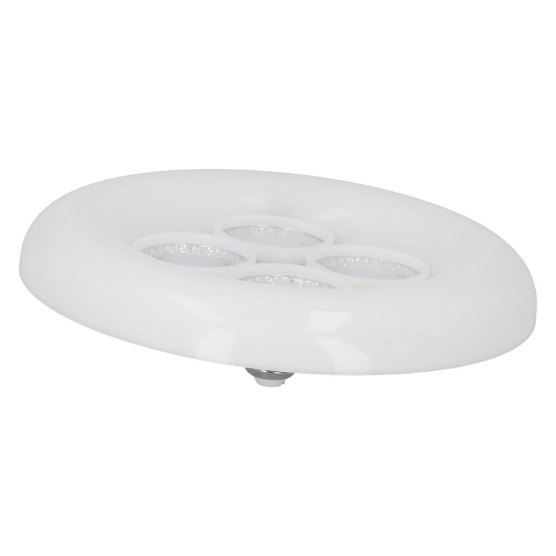 LED 4‑Hole LED Spot Light 3‑Gear Adjustable Spotlight for Garage