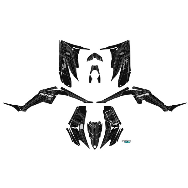 Kalair GFX Graphics Kit for Yamaha RAPTOR 350 Electron Series