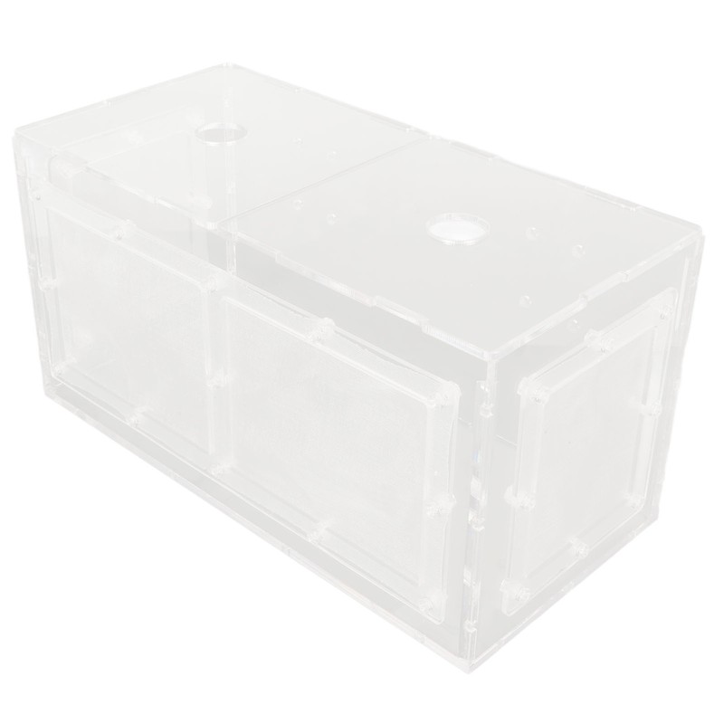 Fish Breeding Isolation Box Transparent Mesh Side Fish Tank Incubator