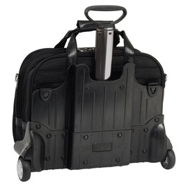 Mcklein USA 76605 Midway, 15.6" Nylon Check Point Friendly Detachable Wheeled Laptop case