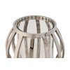 PORTAVELA ACERO CRISTAL 14X14X14 CROMADO PLATEADO