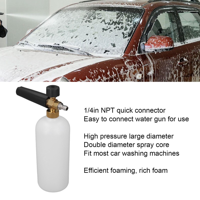 High Pressure Foam Pot Maximum 4350PSI 1/4in NPT Quick Connector