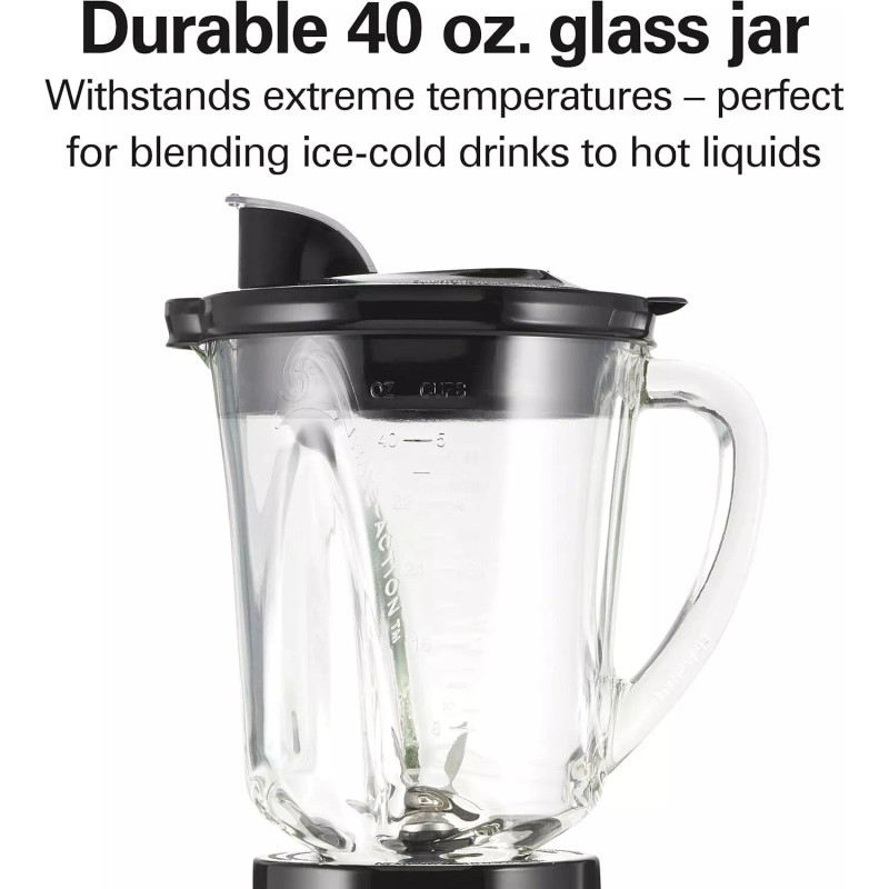 Hamilton Beach Blender for Shakes and Smoothies & Food Processor