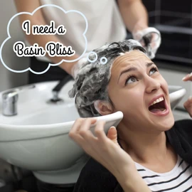 Hair Salon Sink Neck Rest - Shampoo Bowl Neck Cushion - Personal Take Along Waterproof Pillow - Comfortable Soft Vinyl with Tote Bag Included - Salon Neck Pillow