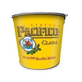 Pacifico Clara Galvanized Beer Bucket