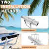 ECOTRIC 61" Adjustable Boat Trailer Bunk Board Guide-On Rails Rustroof