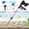 Carefree Fish Aquarium Gravel Cleaner 15~30In with 6Ft Water Hose