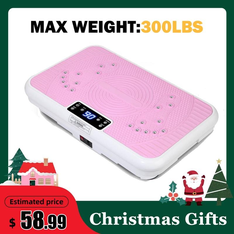 ROTAI Vibration Plate Exercise Machine with 330LBS Loading Capacity, Machine,