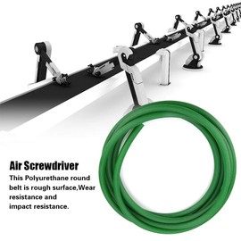 Round Belting PU Belt Polyurethane Round Belt for Drive Green 10mm x Three Meter