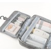 H.May Hanging Travel Toiletry Bag,Waterproof Folding Cosmetic Bag,Portable Multifunctional Cosmetic