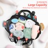 F-color Mesh Shower Caddy Portable, Upgrade Deeper 7 Pockets Basket