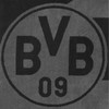 Borussia Dortmund BVB Bath Towel Grey/Black 70 x 180 cm