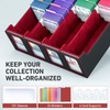 4-Row Trading Card Storage Box, Bulk Card Case for 3200+