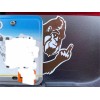 719 Designs Bigfoot giving finger looking around license plate Die-Cut