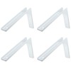 4 PCS Heavy Duty Shelf Bracket,L Shape Right Angle Bracket