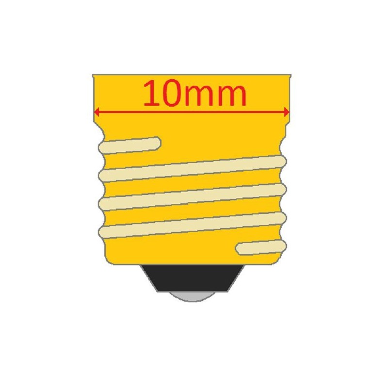 CEC Industries #1482 Bulbs, 6 V, 2.7 W, E10 Base,