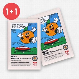 1+1 Ugly Lovely Mandarin Mask (Vegan) / 1+1 어글리 러블리 만다린 마스크 (비건)