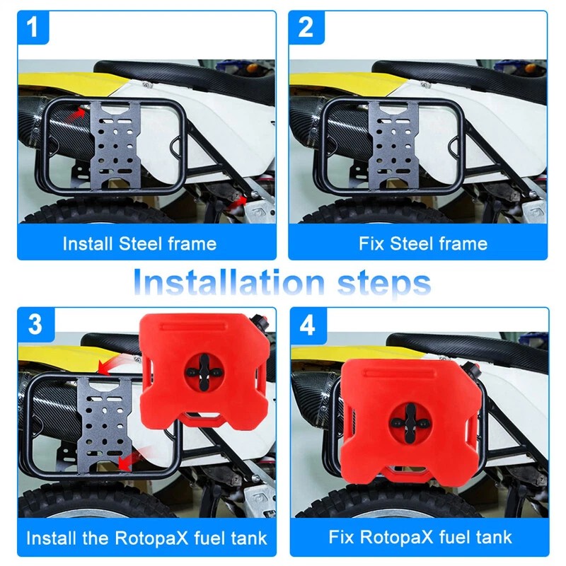 xitomer Saddlebag Bracket Side Pannier Racks Fit For Suzuki DRZ400S