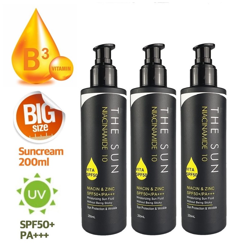 first pick Daily sun lotion 200ml non-sticky sun cream for