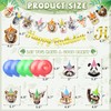 Bluegogo Safari Animals Birthday Party Banner with 10 Style Banners,