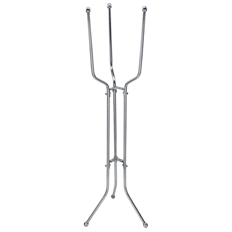 Winco Folding Wine Bucket Stand, Medium, Chrome , 8 Quart