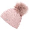 Faera Winter Warm Lined Faux Fur Bobble Hat Fleece Lining